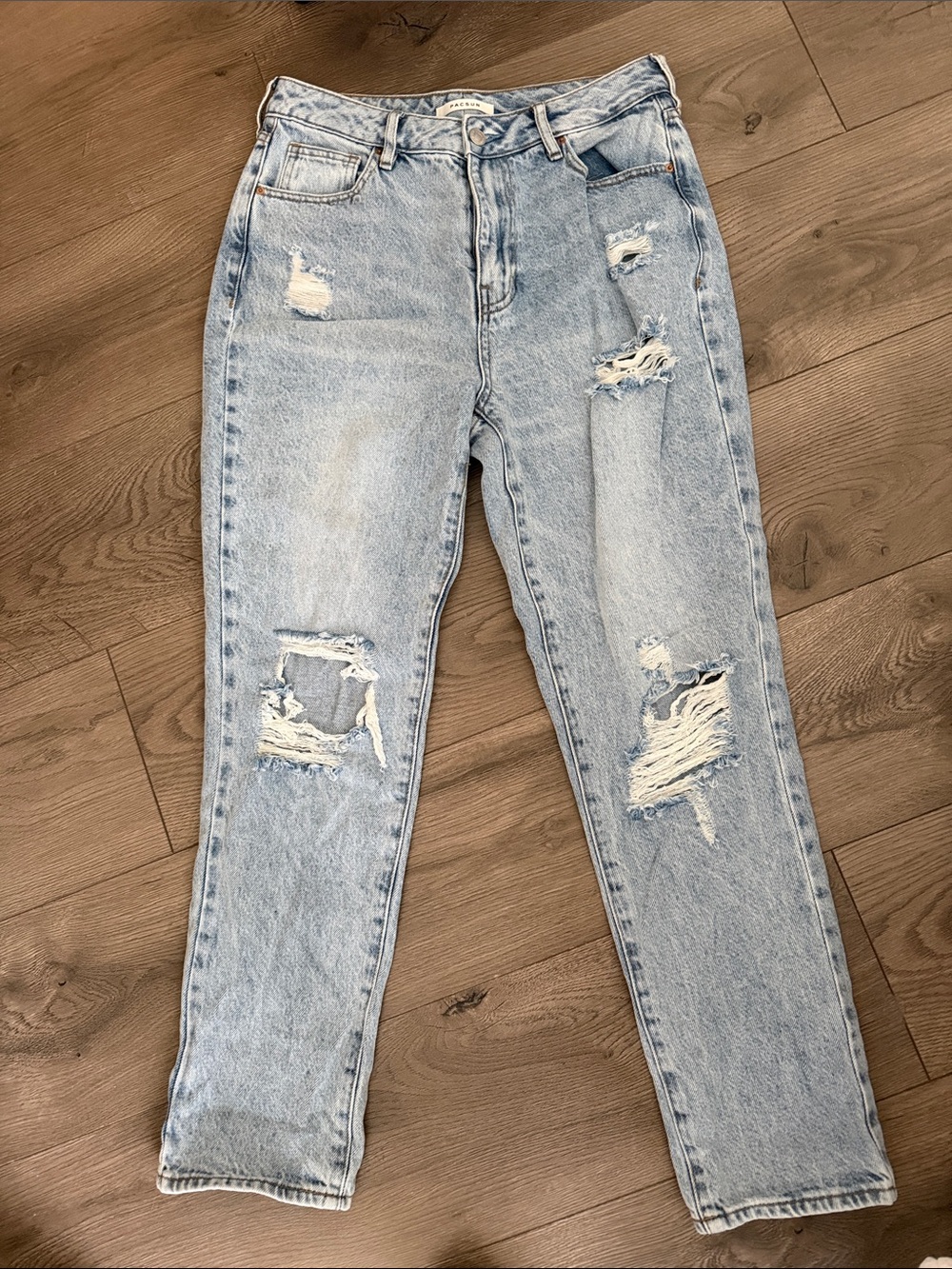 PacSun Light Blue Distressed Boyfriend Jeans